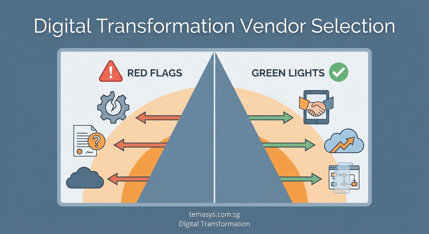 Digital Transformation Vendor Selection: Red Flags and Green Lights - Illustration 2