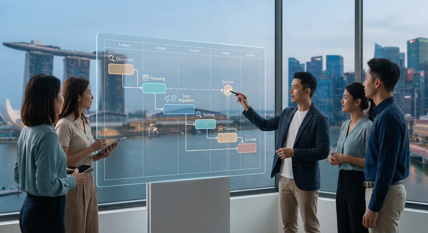 How to Build a Realistic ERP Implementation Timeline for Singapore SMEs