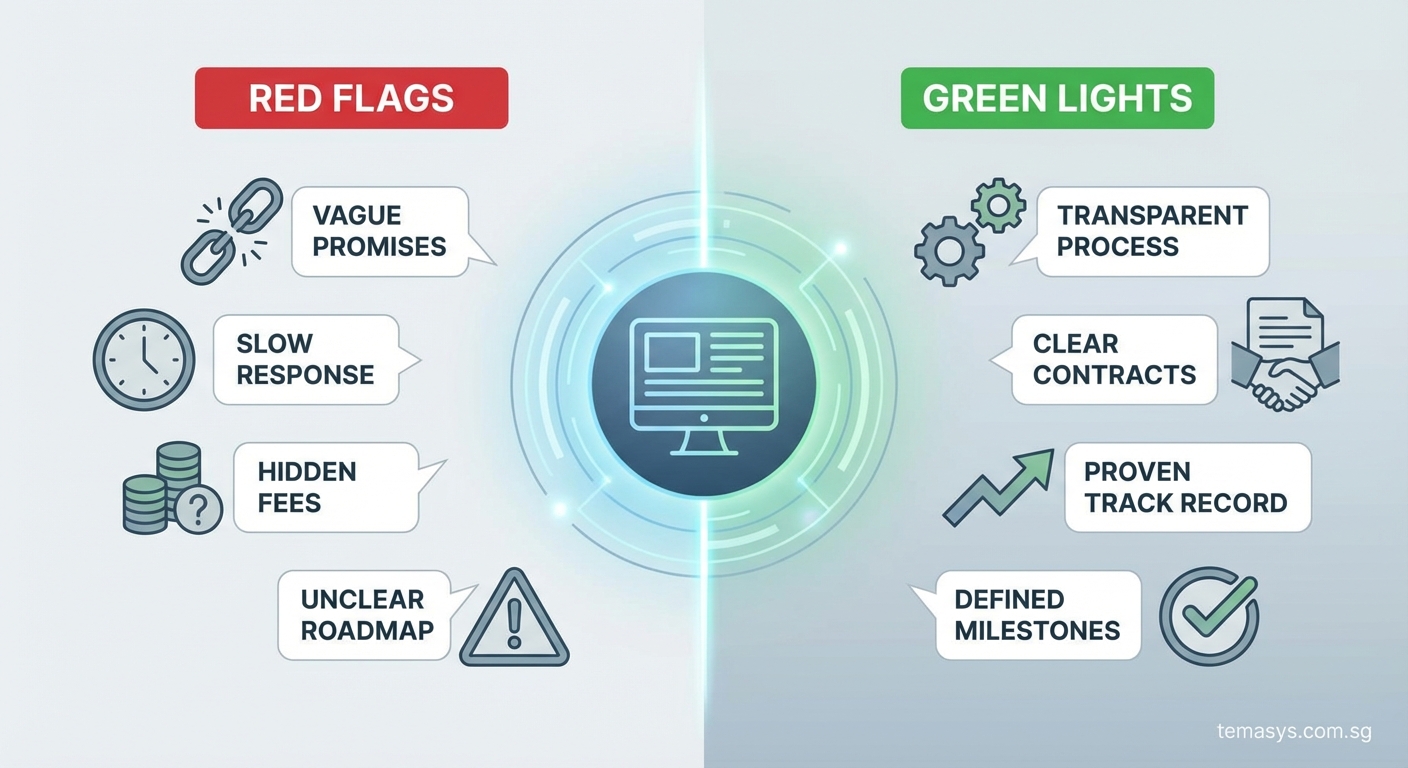 Digital Transformation Vendor Selection: Red Flags and Green Lights — 1