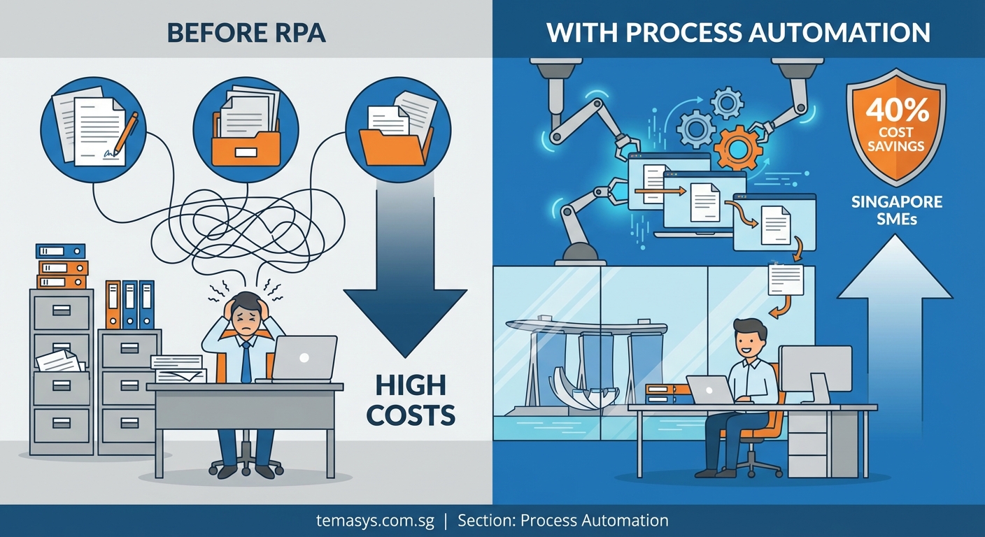 How Singapore SMEs Are Cutting Operational Costs by 40% with Robotic Process Automation — 2